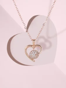 Rose-Gold Heart Pendant